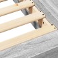 vidaXL Bettgestell Grau Sonoma 75x190 cm Holzwerkstoff vidaXL Bettgestell Grau Sonoma 75x190 cm Holzwerkstoff