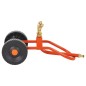 vidaXL Sprinkler-Schlitten mit Rädern und Drehbarem Kopf Rot Stahl vidaXL Sprinkler-Schlitten mit Rädern und Drehbarem Kopf Rot Stahl