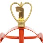 vidaXL Sprinkler-Schlitten mit Rädern und Drehbarem Kopf Rot Stahl vidaXL Sprinkler-Schlitten mit Rädern und Drehbarem Kopf Rot Stahl