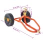 vidaXL Sprinkler-Schlitten mit Rädern und Drehbarem Kopf Rot Stahl vidaXL Sprinkler-Schlitten mit Rädern und Drehbarem Kopf Rot Stahl
