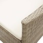 3-tlg. Garten-Essgruppe Beige 3-tlg. Garten-Essgruppe Beige