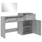 vidaXL 3-tlg. Schminktisch-Set Grau Sonoma Holzwerkstoff vidaXL 3-tlg. Schminktisch-Set Grau Sonoma Holzwerkstoff