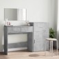 vidaXL 3-tlg. Schminktisch-Set Betongrau Holzwerkstoff vidaXL 3-tlg. Schminktisch-Set Betongrau Holzwerkstoff