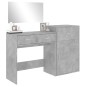 vidaXL 3-tlg. Schminktisch-Set Betongrau Holzwerkstoff vidaXL 3-tlg. Schminktisch-Set Betongrau Holzwerkstoff