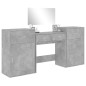 vidaXL 4-tlg. Schminktisch-Set Betongrau Holzwerkstoff vidaXL 4-tlg. Schminktisch-Set Betongrau Holzwerkstoff
