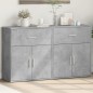 vidaXL Sideboards 2 Stk. Betongrau 60x31x70 cm Holzwerkstoff vidaXL Sideboards 2 Stk. Betongrau 60x31x70 cm Holzwerkstoff