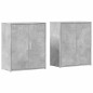 vidaXL Sideboards 2 Stk. Betongrau 60x31x70 cm Holzwerkstoff vidaXL Sideboards 2 Stk. Betongrau 60x31x70 cm Holzwerkstoff
