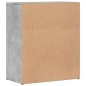 vidaXL Sideboards 2 Stk. Betongrau 60x31x70 cm Holzwerkstoff vidaXL Sideboards 2 Stk. Betongrau 60x31x70 cm Holzwerkstoff