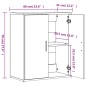 vidaXL Sideboards 2 Stk. Schwarz 60x31x70 cm Holzwerkstoff vidaXL Sideboards 2 Stk. Schwarz 60x31x70 cm Holzwerkstoff