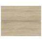 Waschbeckenunterschrank Einbaubecken Sonoma-Eiche Holzwerkstoff Waschbeckenunterschrank Einbaubecken Sonoma-Eiche Holzwerkstoff