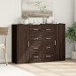 vidaXL Sideboards 2 Stk. Braun Eichen-Optik 60x31x84 cm Holzwerkstoff vidaXL Sideboards 2 Stk. Braun Eichen-Optik 60x31x84 cm Holzwerkstoff