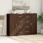 vidaXL Sideboards 2 Stk. Braun Eichen-Optik 60x31x84 cm Holzwerkstoff vidaXL Sideboards 2 Stk. Braun Eichen-Optik 60x31x84 cm Holzwerkstoff
