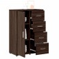 vidaXL Sideboards 2 Stk. Braun Eichen-Optik 60x31x84 cm Holzwerkstoff vidaXL Sideboards 2 Stk. Braun Eichen-Optik 60x31x84 cm Holzwerkstoff