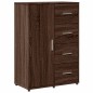 vidaXL Sideboards 2 Stk. Braun Eichen-Optik 60x31x84 cm Holzwerkstoff vidaXL Sideboards 2 Stk. Braun Eichen-Optik 60x31x84 cm Holzwerkstoff