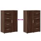 vidaXL Sideboards 2 Stk. Braun Eichen-Optik 60x31x84 cm Holzwerkstoff vidaXL Sideboards 2 Stk. Braun Eichen-Optik 60x31x84 cm Holzwerkstoff
