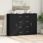 vidaXL Sideboards 2 Stk. Schwarz 60x31x84 cm Holzwerkstoff vidaXL Sideboards 2 Stk. Schwarz 60x31x84 cm Holzwerkstoff
