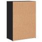 vidaXL Sideboards 2 Stk. Schwarz 60x30x84 cm Holzwerkstoff vidaXL Sideboards 2 Stk. Schwarz 60x30x84 cm Holzwerkstoff