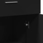 vidaXL Sideboards 2 Stk. Schwarz 60x30x84 cm Holzwerkstoff vidaXL Sideboards 2 Stk. Schwarz 60x30x84 cm Holzwerkstoff