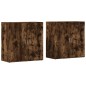 vidaXL Sideboards 2 Stk. Räuchereiche 79x38x80 cm Holzwerkstoff vidaXL Sideboards 2 Stk. Räuchereiche 79x38x80 cm Holzwerkstoff