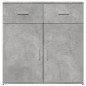 vidaXL Sideboards 2 Stk. Betongrau 79x38x80 cm Holzwerkstoff vidaXL Sideboards 2 Stk. Betongrau 79x38x80 cm Holzwerkstoff