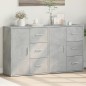 vidaXL Sideboards 2 Stk. Betongrau 60x31x70 cm Holzwerkstoff vidaXL Sideboards 2 Stk. Betongrau 60x31x70 cm Holzwerkstoff