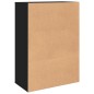 vidaXL Sideboards 2 Stk. Schwarz 60x31x84 cm Holzwerkstoff vidaXL Sideboards 2 Stk. Schwarz 60x31x84 cm Holzwerkstoff