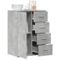 vidaXL Sideboard Betongrau 59x39x80 cm Holzwerkstoff vidaXL Sideboard Betongrau 59x39x80 cm Holzwerkstoff