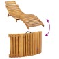 vidaXL Sonnenliegen mit Auflagen 2 Stk. Beige Massivholz Akazie vidaXL Sonnenliegen mit Auflagen 2 Stk. Beige Massivholz Akazie