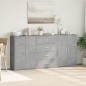 vidaXL Sideboards 3 Stk. Betongrau 60x31x84 cm Holzwerkstoff vidaXL Sideboards 3 Stk. Betongrau 60x31x84 cm Holzwerkstoff
