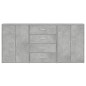 vidaXL Sideboards 3 Stk. Betongrau 60x31x84 cm Holzwerkstoff vidaXL Sideboards 3 Stk. Betongrau 60x31x84 cm Holzwerkstoff