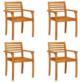 vidaXL Gartenstühle 4 Stk. 59x55x85 cm Massivholz Akazie