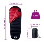 vidaXL Mumienschlafsack für Erwachsene Camping 3 Jahreszeiten vidaXL Mumienschlafsack für Erwachsene Camping 3 Jahreszeiten