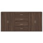vidaXL Sideboards 3 Stk. Braun Eichen-Optik 60x31x84 cm Holzwerkstoff vidaXL Sideboards 3 Stk. Braun Eichen-Optik 60x31x84 cm Holzwerkstoff