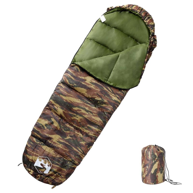 vidaXL Mumienschlafsack für Erwachsene Camping 3 Jahreszeiten vidaXL Mumienschlafsack für Erwachsene Camping 3 Jahreszeiten