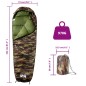 vidaXL Mumienschlafsack für Erwachsene Camping 3 Jahreszeiten vidaXL Mumienschlafsack für Erwachsene Camping 3 Jahreszeiten