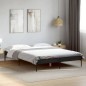 vidaXL Bettgestell Schwarz 160x200 cm Holzwerkstoff und Metall vidaXL Bettgestell Schwarz 160x200 cm Holzwerkstoff und Metall