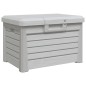 vidaXL Outdoor-Kissenbox Grau 73x50,5x46,5 cm Polypropylen vidaXL Outdoor-Kissenbox Grau 73x50,5x46,5 cm Polypropylen