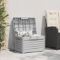 vidaXL Outdoor-Kissenbox Grau 73x50,5x46,5 cm Polypropylen vidaXL Outdoor-Kissenbox Grau 73x50,5x46,5 cm Polypropylen