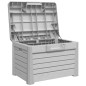 vidaXL Outdoor-Kissenbox Grau 73x50,5x46,5 cm Polypropylen vidaXL Outdoor-Kissenbox Grau 73x50,5x46,5 cm Polypropylen