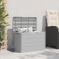 vidaXL Outdoor-Kissenbox Grau 77,5x44,5x53 cm Polypropylen vidaXL Outdoor-Kissenbox Grau 77,5x44,5x53 cm Polypropylen