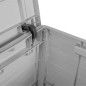 vidaXL Outdoor-Kissenbox Grau 77,5x44,5x53 cm Polypropylen vidaXL Outdoor-Kissenbox Grau 77,5x44,5x53 cm Polypropylen