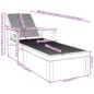 vidaXL Sonnenliege Grau 159x68x83,5 cm Polypropylen vidaXL Sonnenliege Grau 159x68x83,5 cm Polypropylen