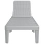 vidaXL Sonnenliege Grau 159x57x83,5 cm Polypropylen vidaXL Sonnenliege Grau 159x57x83,5 cm Polypropylen