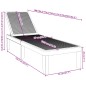 vidaXL Sonnenliege Grau 159x57x83,5 cm Polypropylen vidaXL Sonnenliege Grau 159x57x83,5 cm Polypropylen