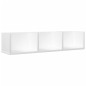 vidaXL Wandschränke 2 Stk. Weiß 75x18x16,5 cm Holzwerkstoff vidaXL Wandschränke 2 Stk. Weiß 75x18x16,5 cm Holzwerkstoff