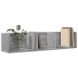 vidaXL Wandschrank Grau Sonoma-Eiche 75x18x16,5 cm Holzwerkstoff vidaXL Wandschrank Grau Sonoma-Eiche 75x18x16,5 cm Holzwerkstoff