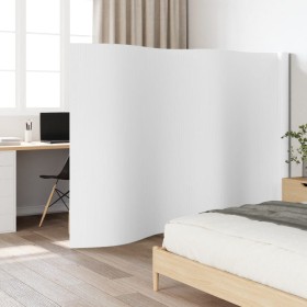 vidaXL Paravent Weiß 165x600 cm Bambus