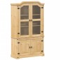 vidaXL Vitrine Corona 103,5x42x180 cm Massivholz Kiefer vidaXL Vitrine Corona 103,5x42x180 cm Massivholz Kiefer