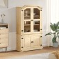 vidaXL Vitrine Corona 103,5x42x180 cm Massivholz Kiefer vidaXL Vitrine Corona 103,5x42x180 cm Massivholz Kiefer