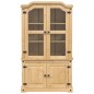 vidaXL Vitrine Corona 103,5x42x180 cm Massivholz Kiefer vidaXL Vitrine Corona 103,5x42x180 cm Massivholz Kiefer